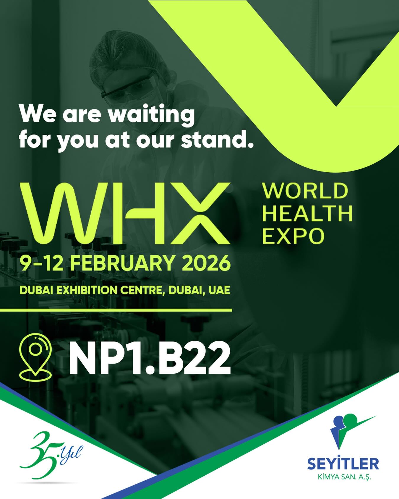 سييتلر كيميا في معرض WHX دبي 2026!